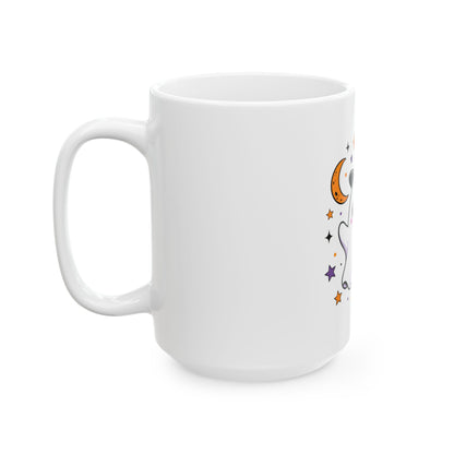 Cute Halloween Ghost Witch Mug