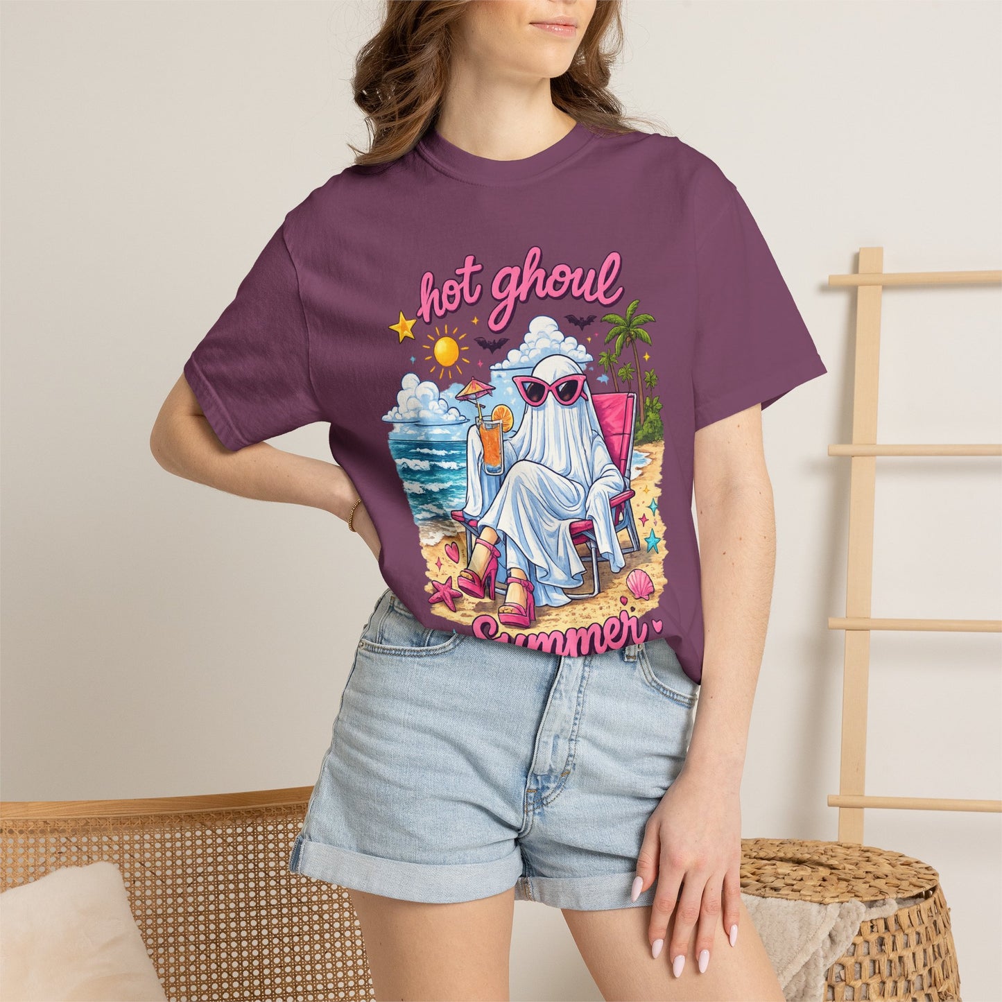 Hot Ghoul Summer Tee | Unisex Ghost Graphic T-Shirt
